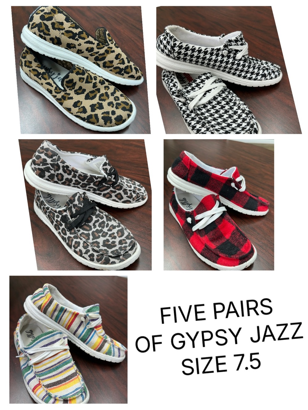 Lot of 5 pairs of shoes